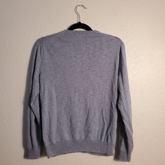 J. Crew Blue Cotton Sweater - Picture 4 of 4